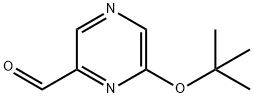 Pyrazinecarboxaldehyde, 6-(1,1-dimethylethoxy)- (9CI) Struktur