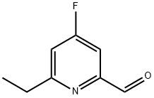 2-Pyridinecarboxaldehyde, 6-ethyl-4-fluoro- (9CI) Struktur