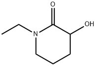 2-Piperidinone,1-ethyl-3-hydroxy-(9CI) Struktur