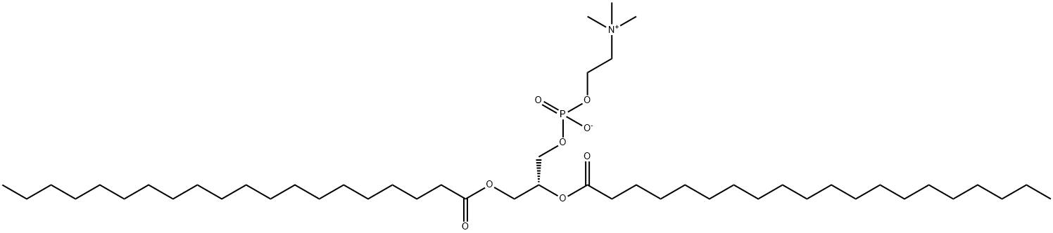 1,2-DIEICOSANOYL-SN-GLYCERO-3-PHOSPHOCHOLINE Struktur