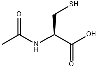 N-Acetyl-L-cysteine Struktur