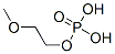 2-methoxyethyl dihydrogen phosphate Struktur