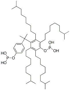 4 4'-ISOPROPYLIDENEBIS(DIISODECYL PHENY& Struktur