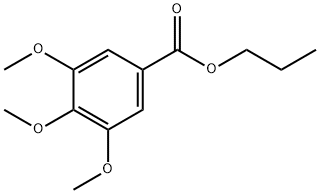 propyl 3,4,5-trimethoxybenzoate Struktur