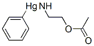 [(2-hydroxyethyl)amino]phenylmercury acetate  Struktur