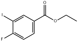 4-Fluoro-3-iodobenzoic acid ethyl ester Struktur