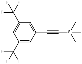 (3,5-BIS(TRIFLUOROMETHYL)PHENYLETHYNYL)& Struktur