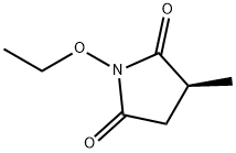 2,5-Pyrrolidinedione,1-ethoxy-3-methyl-,(3S)-(9CI) Struktur