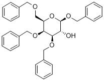 1,3,4,6-Tetra-O-benzyl-b-D-galactopyranoside Struktur