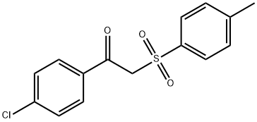 4-Chlorophenacyl 4-methylphenyl sulfone Struktur