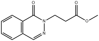 methyl 3-(1-oxo-1,2-dihydrophthalazin-2-yl)propanoate Struktur