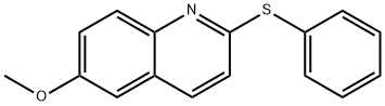 methyl 2-phenylthio-6-quinolyl ether Struktur