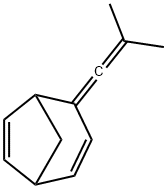 4-(2-Methyl-1-propenylidene)bicyclo[3.2.1]octa-2,6-diene Struktur