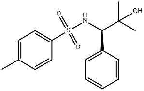 (R)-N-(2-HYDROXY-2-METHYL-1-PHENYL-PROPYL)-4-METHYL-BENZENESULFONAMIDE
 Struktur