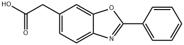 2-(2-phenylbenzooxazol-6-yl)acetic acid Struktur