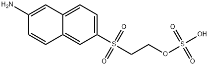 ETHANOL-2-[(6-AMINO-2-NAPTHALENYL)-SULFONYL]-HYDROGEN SULFATE Struktur