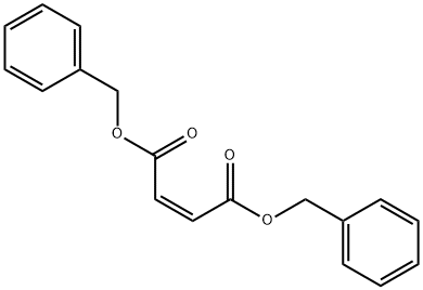 2-Butenedioic acid(Z)-bis(phenyl methyl)ester Struktur