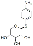 P-AMINOPHENYL-1-THIO-B-D-XYLOPYRANOSIDE Struktur