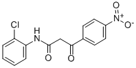 2′-氯-2-(4-硝基苯甲酰基)乙酰苯胺 結(jié)構(gòu)式