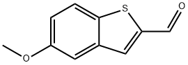 5-METHOXY-1-BENZOTHIOPHENE-2-CARBALDEHYDE Struktur