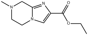 ETHYL 7-METHYL-5,6,7,8-TETRAHYDROIMIDAZO[1,2-A]PYRAZINE-2-CARBOXYLATE Struktur