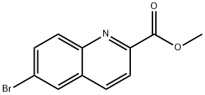 METHYL 6-BROMOQUINOLINE-2-CARBOXYLATE Struktur