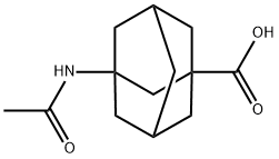 3-ACETYLAMINO-ADAMANTANE-1-CARBOXYLIC ACID Struktur