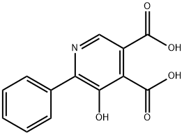 3,4-Pyridinedicarboxylic  acid,  5-hydroxy-6-phenyl- Struktur