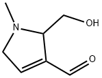 1H-Pyrrole-3-carboxaldehyde, 2,5-dihydro-2-(hydroxymethyl)-1-methyl- (9CI) Struktur