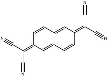 11,11,12,12-TETRACYANONAPHTHO-2,6-QUINODIMETHANE Structure