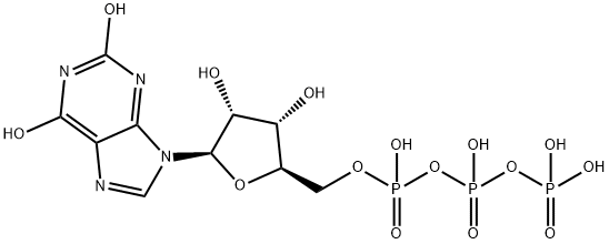 Xanthosine-5'-triphosphate Struktur