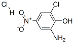 2-amino-6-chloro-4-nitrophenol monohydrochloride Struktur