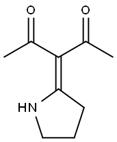 3-PYRROLIDIN-2-YLIDENE-PENTANE-2,4-DIONE Struktur