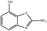 7-Benzothiazolol,2-amino-(9CI) Struktur