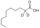 DECANOIC-2,2-D2 ACID Struktur