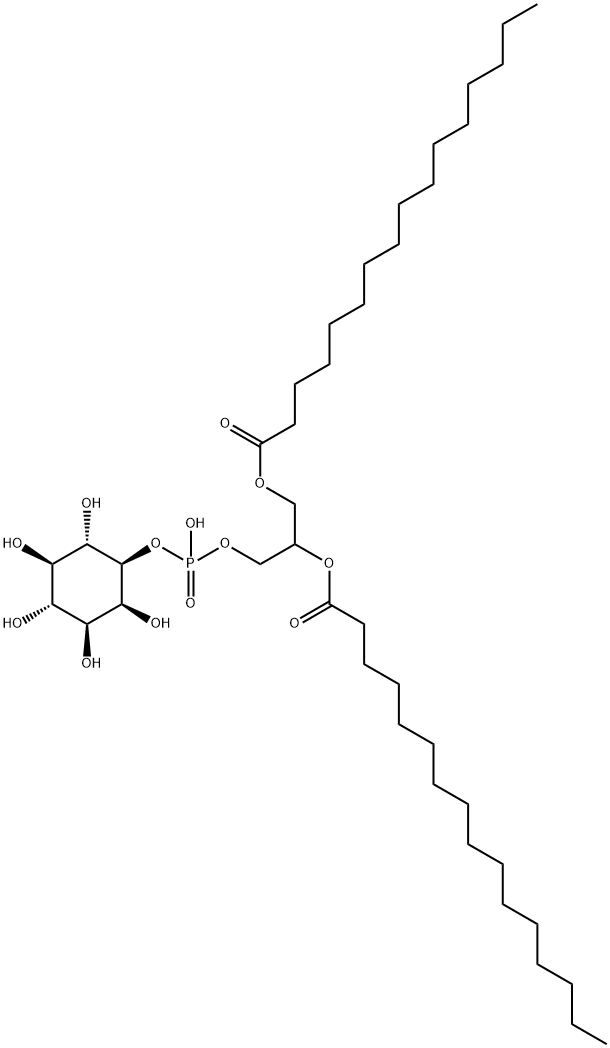 dipalmitoyl phosphatidylinositol Struktur