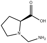 Proline, 1-(aminomethyl)- (9CI) Struktur