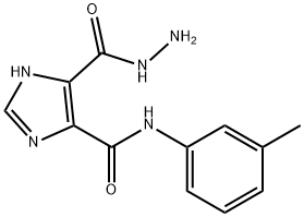 1H-Imidazole-4-carboxylicacid,5-[[(3-methylphenyl)amino]carbonyl]-, Struktur