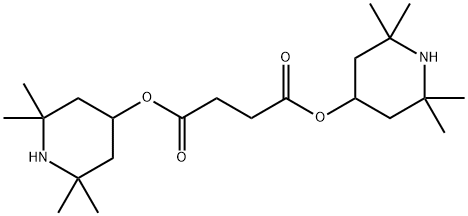 BIS(2,2,6,6-TETRAMETHYL-4-PIPERIDYL)SUCCINATE Struktur