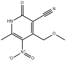 1,2-DIHYDRO-4-(METHOXYMETHYL)-6-METHYL-5-NITRO-2-OXONICOTINONITRILE