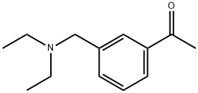 1-(3-DIETHYLAMINOMETHYL-PHENYL)-ETHANONE Struktur