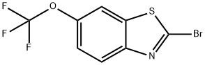 2-BROMO-6-(TRIFLUOROMETHOXY)BENZOTHIAZOLE Struktur