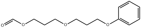 Formic acid 3-(3-phenoxypropoxy)propyl ester Struktur