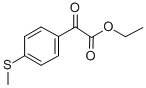 ETHYL 4-THIOMETHYLBENZOYLFORMATE Struktur