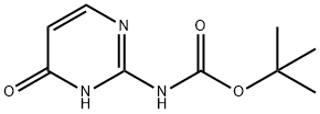 (1,4-二氫-4-氧代-2-嘧啶基)氨基甲酸叔丁酯 結(jié)構(gòu)式