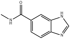 1H-Benzimidazole-5-carboxamide,  N-methyl-  (9CI) Struktur