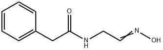 2-(2-phenylacetamido)acetaldehyde oxime Struktur