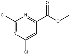 Methyl 2,4-dichloropyrimidine-6-carboxylate Struktur