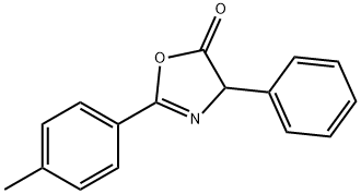 5(4H)-Oxazolone,  2-(4-methylphenyl)-4-phenyl- Struktur