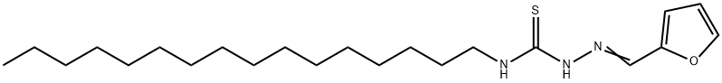 1-(2-furylmethylideneamino)-3-hexadecyl-thiourea Struktur